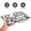 1 set mit untergitter snackteller haushalt 6