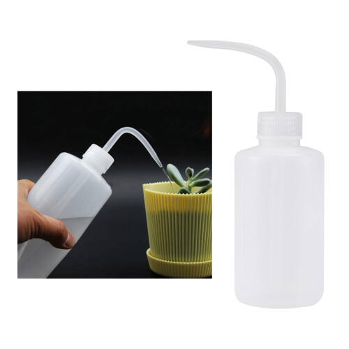 garrafa plástica 250 ml boca longa para armazenamento de 2