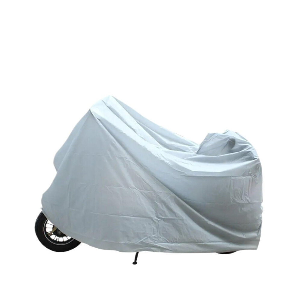 Motorbike Cover For Motorcycle Bike Scooter Outdoor Indoor Protective Waterproof UV Shield 100 X 200cm White-image-OPC-PMCGFWH-NEW