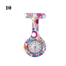 (#10) Silicone Nurse Watch Brooch Tunic Fob Nurses Nursing Pendant Clip Pocket Quartz HOT