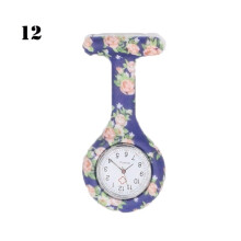 (#12) Silicone Nurse Watch Brooch Tunic Fob Nurses Nursing Pendant Clip Pocket Quartz HOT