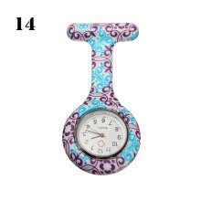 (#14) Silicone Nurse Watch Brooch Tunic Fob Nurses Nursing Pendant Clip Pocket Quartz HOT