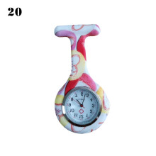 (#20) Silicone Nurse Watch Brooch Tunic Fob Nurses Nursing Pendant Clip Pocket Quartz HOT