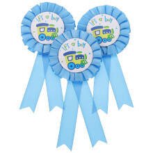 10Stk Baby Shower Abzeichen Zinnplatten Geschlechtsenthüllung