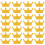 300 Doppelseitiges Konfetti Golden Für 7