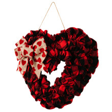 2Stk Herzförmige Valentinstag Türdekoration