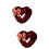 2Stk Herzförmige Valentinstag Türdekoration 9