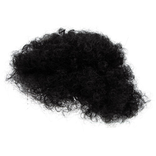 2Stk Afro Puff Perücke Lockiger Dutt Für