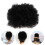 2Stk Afro Puff Perücke Lockiger Dutt Für 11