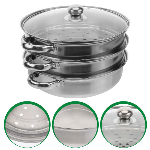28 Cm -Schicht Suppen Topf Multifunktions Kochgeschirr 2