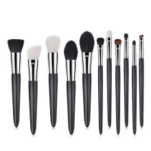 11 Ziegenhaar Make-up Set Holzgriff Für Puder Rouge Lidschatten