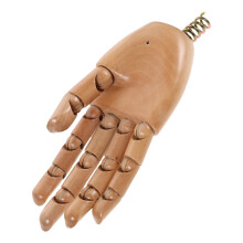 Mannequin Hand: Holzfigur Mit Gelenken Für Zeichnen Und Fotografie
