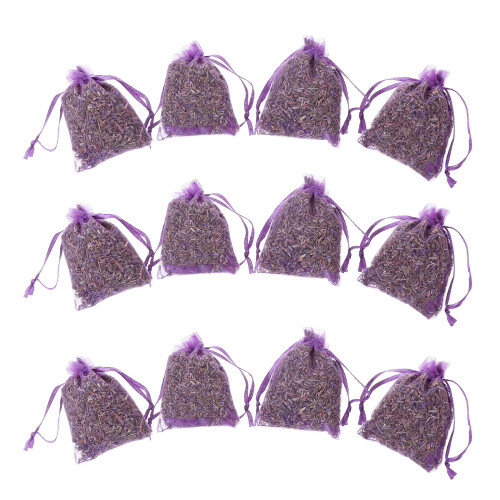 12 de lavanda para armarios, roperos y cajones