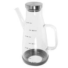 Sauce Glasbehälter Öler Gewürzspender Ölflasche 8,5x8,5x19 Cm