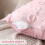 Plush Pillow Protectors Light Pink Easy Caring Washable Fabric 5