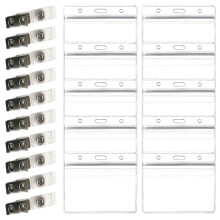 20 Mitarbeiter Impfpass Hülle Transparent