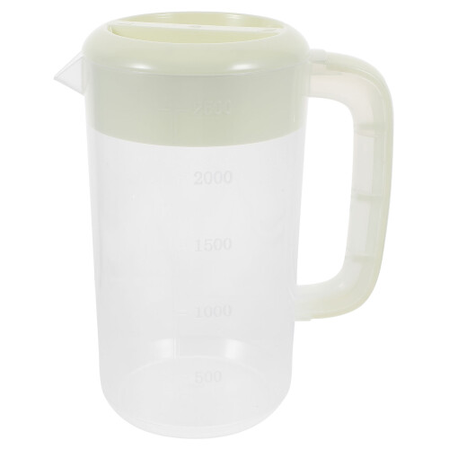Transparenter Kunststoff Messkrug 2500 Ml Für Getränke Hellgrün 1