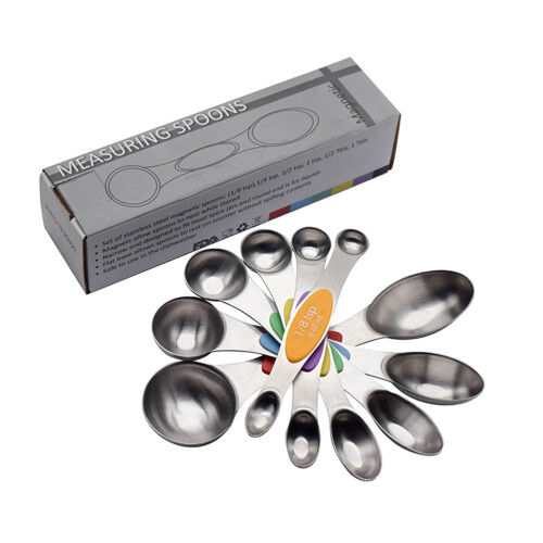 6Stück Messlöffel Doppelseitig Magnetisch Mit Bunter 1