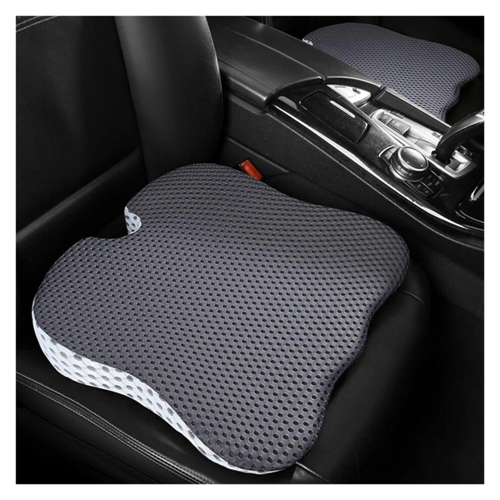 Car Seat Covers Memory Foam Wedge Cushion For Car Driver Seat Chair Wheelchair Orthopedic Pain Relief Protector Gray 9016109552570