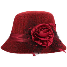 Mütze Für Frauen Rot 1Stück