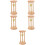 5Stk Holz Sanduhr Minuten Timer Sternmuster 9