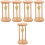 5Stk Holz Sanduhr Minuten Timer Sternmuster 6
