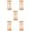 5Stk Holz Sanduhr Minuten Timer Sternmuster 10