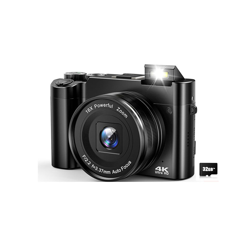 4K Digital Camera Dual Camera 64MP Autofocus 16x with 32GB Memory Card-image-OPC-PMCGNS8-NEW
