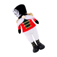 Einziehbare Weihnachtssoldat-Zwerge-Puppe, festliche-Rot
