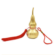 Pendentif suspendu en forme de gourde ajourée en cuivre,-14cm