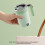 Tasse de mélange électrique en acier inoxydable, affichage-Vert 5