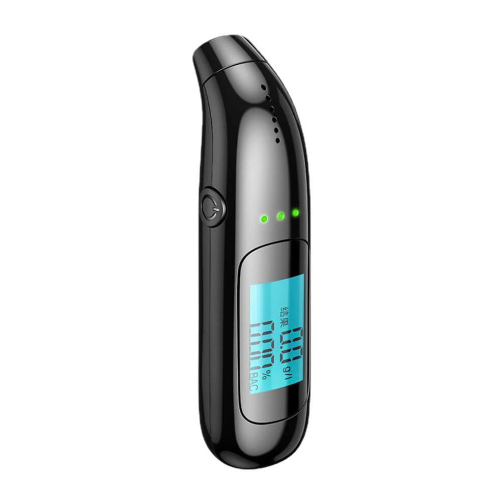 Alcoholicity Breathalyzer Pocket Sized Professional Concentration Meter For Personal Use With Lcd Readout High Accuracy 9393856514960