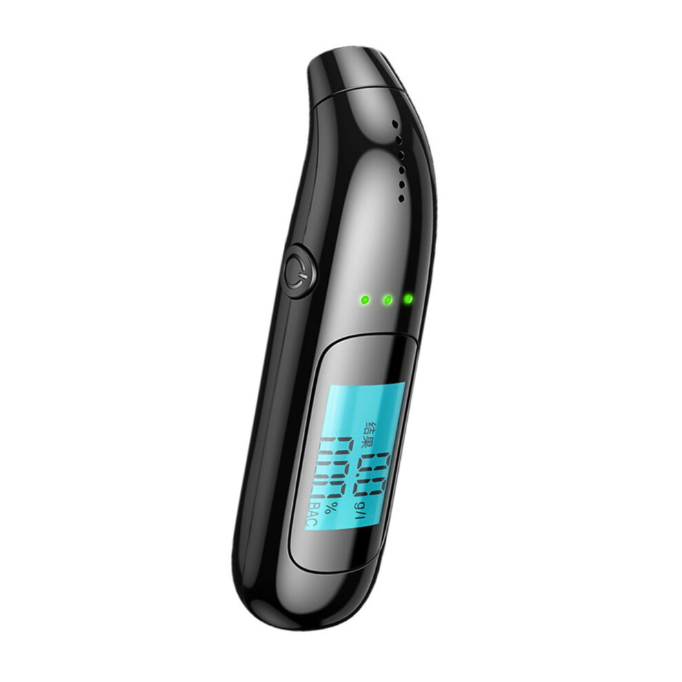 Handheld High Accuracy Breath Alcoholicity Analyzer With Backlit Lcd Screen Portable Breathalyzer Safe Driving 9016109552976