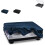 Turntable Dust Cover For Audio Technica AT-LP120XUSB Blue Stretch Protective Case 2