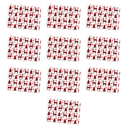 Double Sided Holiday Wrapping Sheets For Creative Craft-Style G