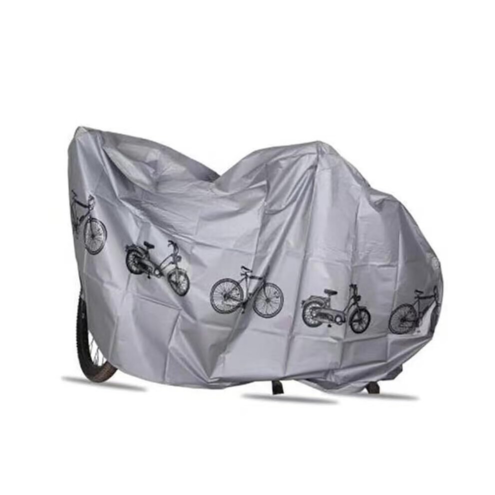 E-Bike Rain Cover Universal Four-Seasons Bike Cover For E-Bikes And Mountain Bikes Or White/Light/Grey 9393856515455