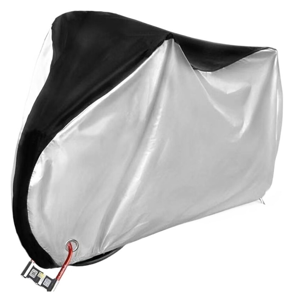 Motorcycle Cover 210D Oxford Cloth Black Sunscreen Dust-Proof Rain Cover For Motorcycle Car Bicycle M 170x60x85-image-OPC-PMCGQR2-NEW