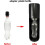 Bubble Bottle Adaptor Set Water Bottle Attachment Bottle Adapter Kit Machine Compatible Part 4