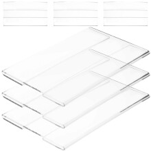 6 acryl schildhalter für supermarkt und einkaufszentrum