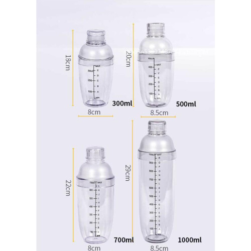 350Ml Hand Shake Cup Cocktailshaker Mit 1