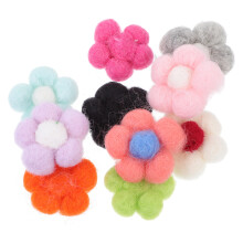 10Stk Diy Filz Haarspange Accessoires Für Kleidung
