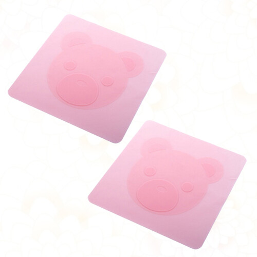 2 Silikon Dichtung Abdeckung Stretch Deckel Wiederverwendbar Rosa 2