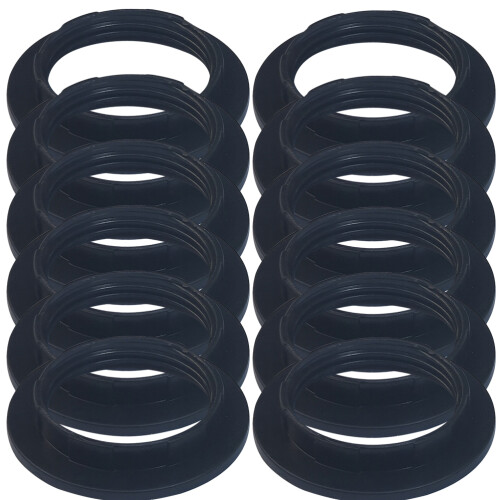 100 Lampenschirm Ring E27 Fassung Halterung Spannring