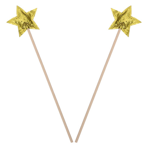 2Stk Sternform Glitzer Fee Engel Für