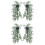 4 Pcs Artificial Hanging Plants Eucalyptus Fake Potted Wall Decor 5