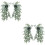4 Pcs Artificial Hanging Plants Eucalyptus Fake Potted Wall Decor 6