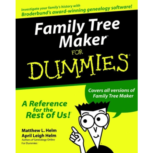 Family Tree Maker For Dummies by April Leigh Helm Paperback Book