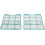 Air Conditioner Filter Accessories 2Pcs Indoor Unit Dust Screen 29X27.5 Cm Plastic Outlet Filter Central Heating Cooling 4