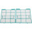Air Conditioner Filter Accessories 2Pcs Indoor Unit Dust Screen 29X27.5 Cm Plastic Outlet Filter Central Heating Cooling 2