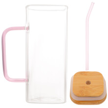 Transparente Trinkflasche Mit Griff Und Für